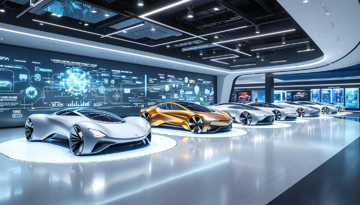 The panorama of the new car designs and car makers the concept 2025 and beyond